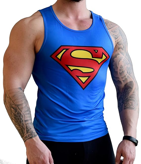 Khroom Herren Stringer Muskelshirt Tank Top für Bodybuilding, Fitness & Gym - Funktionelle Sport Bekleidung mit Slim Fit Schn