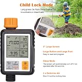 Johgee Watering Computer 3" Screen Automatic Irrigation Timer view 5