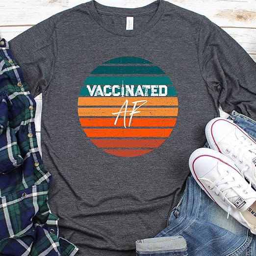 Vaccinated Shirt ProVaccine Long Sleeve Shirt Vaccinated