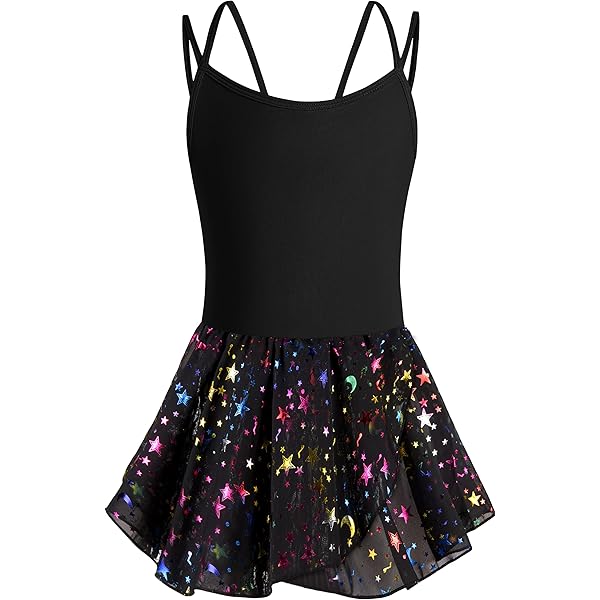 Tegmk Girls Lace Long Sleeve Dance Leotard For Ballet, Toddler Big Little Girls Gymnastics Dancewear(60368-06-M