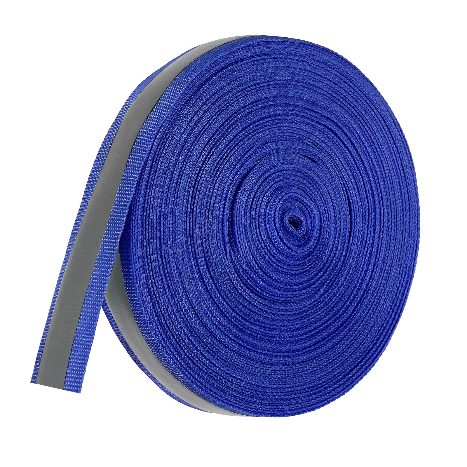 PATIKIL Reflective Tape Strip, 20mm x 22yards High Visibility Reflective Tape Sew-on DIY Warning Safety Fabric Webbing for Clothing Raincoats, Blue