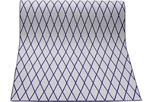 KT GuoMei 102.3" X45.2” Diamond Pattern Sea Deck Self-Adhesive Boat Flooring Eva Foam Decking Marine Non-Slip for Motorboat Fishing Boat Yach
