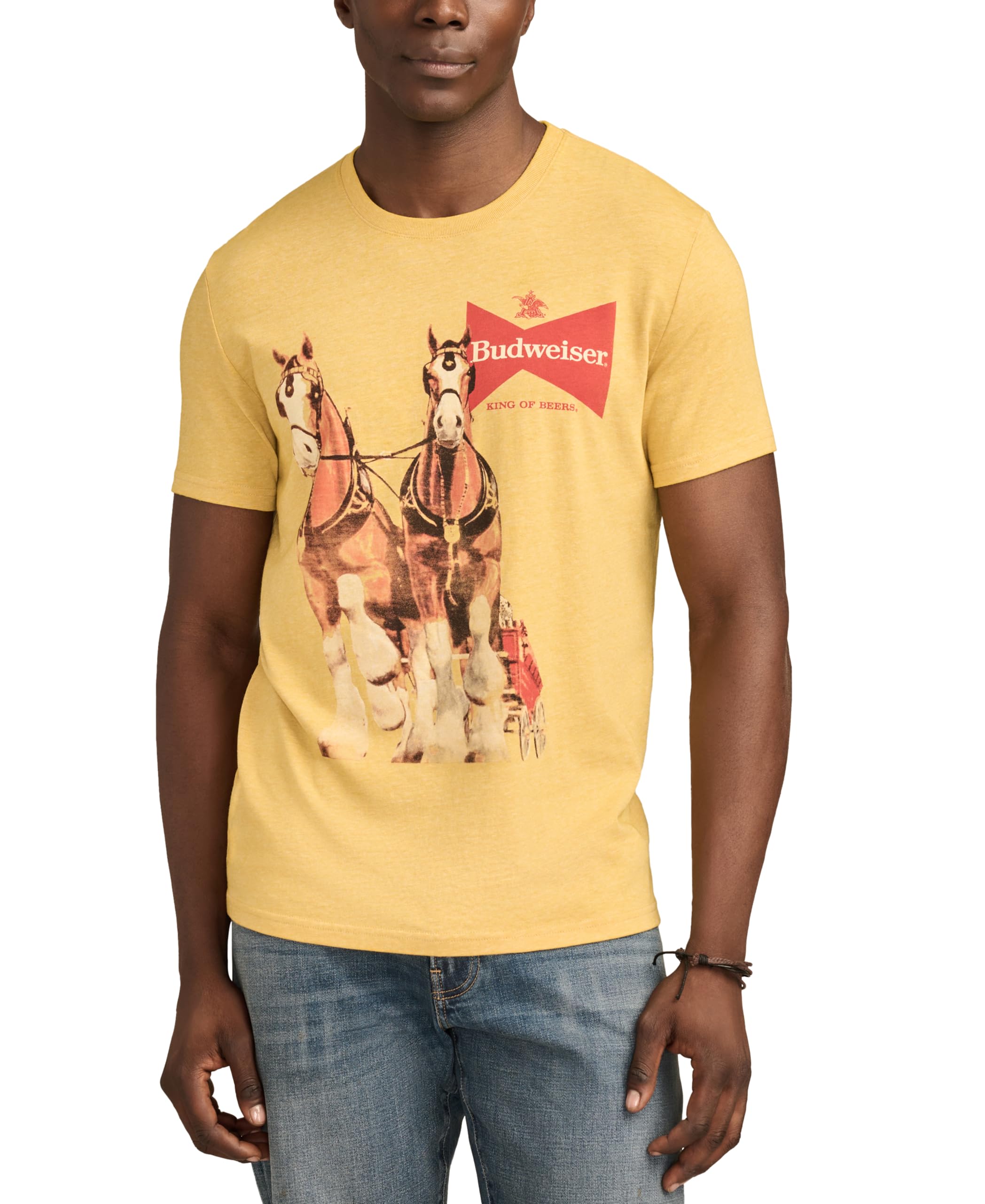Lucky Brand Men’s Graphic Tee, Golden Glow