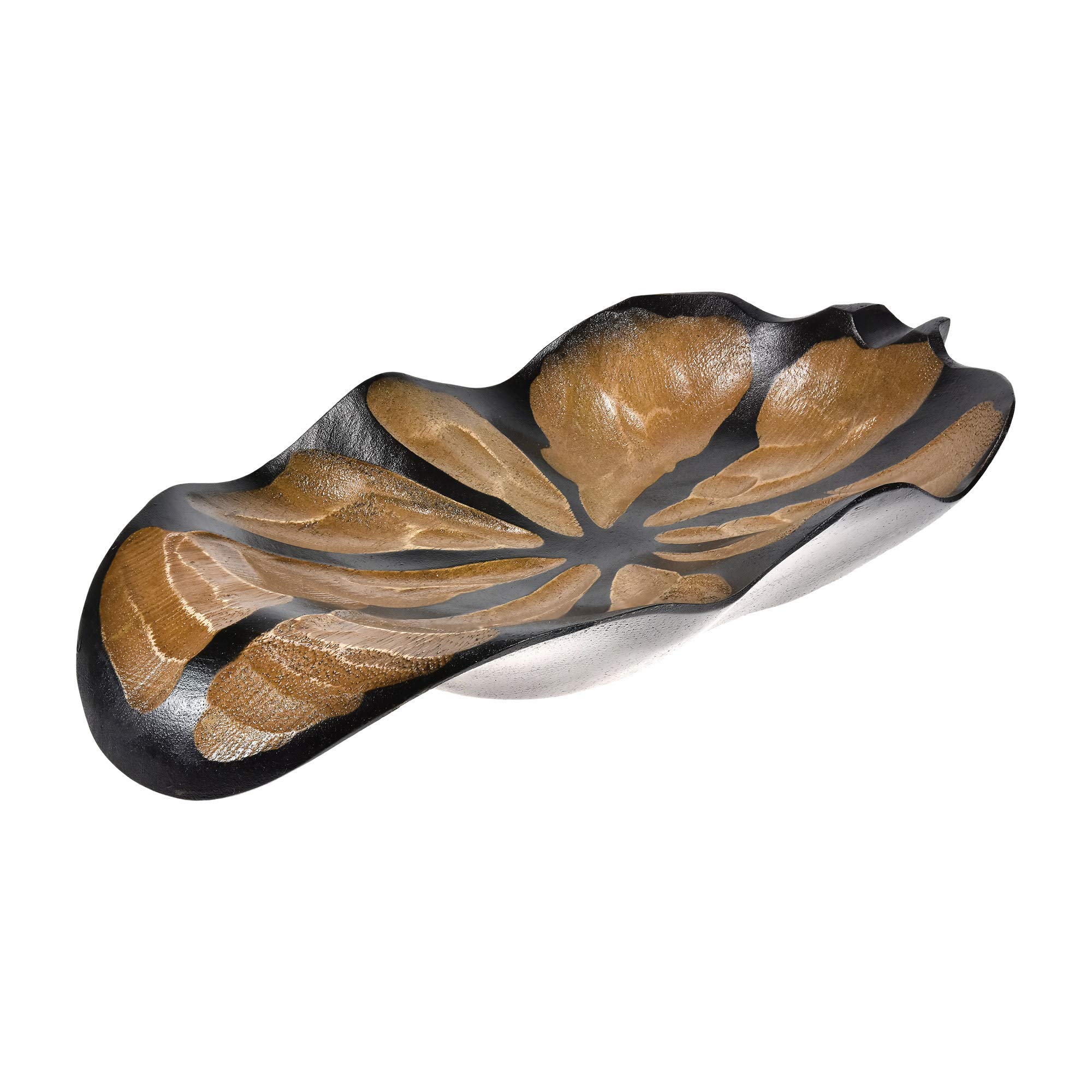 Unique Leaf Shaped Mango Wood Bowl or Tray | Kitchen Decorative Bowl or Tray | Kitchen Home Decoration