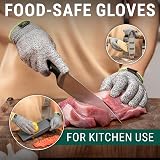 BeaverCraft CRG Cutting Cut Resistant Gloves Level 5 Wood Carving view 3