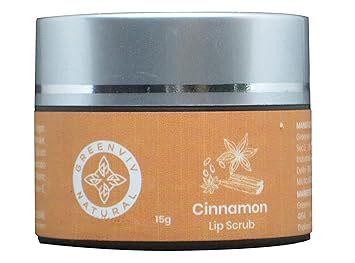 Greenviv Natural Lip Scrub - Cinnamon, 15GM