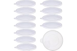 Pouring Masters 12-Pack Mixing Cup Lids for 20 Oz (600ml) Graduated Plastic Measuring Cup Lids - Storage Seal Top for Pouring Masters Automotive Paint Mixing Cups, Epoxy Resin, Art Supplies