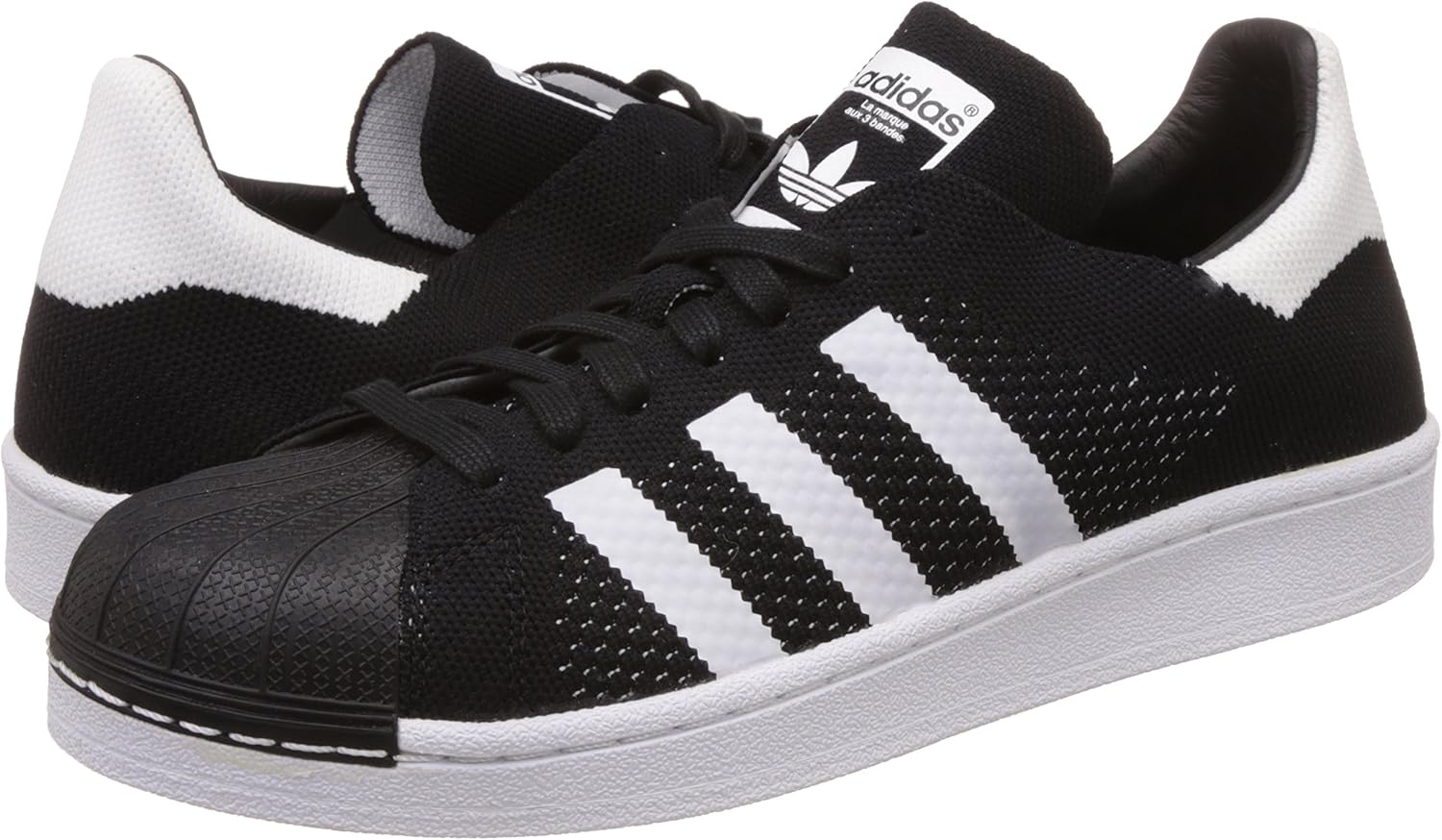 adidas originals superstar primeknit men Black