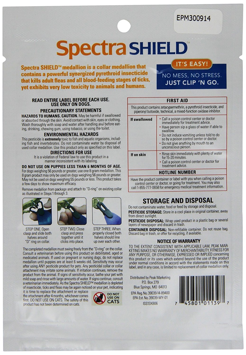 Reviews (2 Pack) SpectraShield Flea/Tick Tag For Dogs Over 56 Pounds