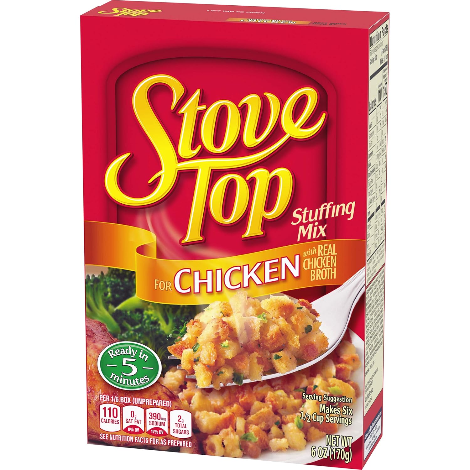 Amazon Com Stove Top Chicken Stuffing Mix 6 Oz Box Grocery Gourmet Food