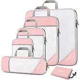 Compression Packing Cubes, Gonex Extensible Storage Mesh Bags Organizers