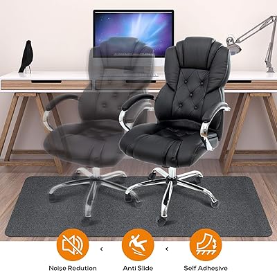 Buy Office Chair Mat Desk Chair Mat For Hardwood Floor Office Rug For Computer Rolling Chair Multi Purpose Low Pile Desk Chair Mat 47 X 35 Large Anti Slip Floor Protector Rug 0 16 Thick Dark