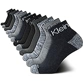 Calvin Klein Mens Quarter Socks - 12 Pack Breathable Soft Cushioned Quarter Cut Athletic Ankle Socks for Men