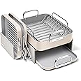 Caraway Square Cookware Set - Square Pans Set - Perfect for Griddling, Toasting, Searing, Roasting, and More - Non-Stick Ceramic Coated Pans - Non Toxic, PTFE & PFOA Free - Cream