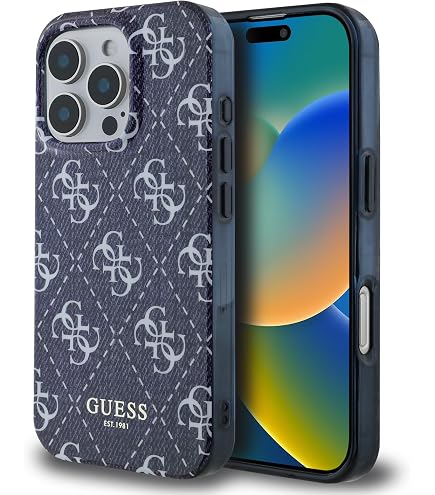CG Mobile Guess GUHCP16X4GMGPI - Custodia rigida per iPhone 16 Pro Max 6.9, colore: Rosa