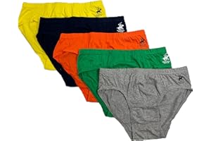 Beverly Hills Polo Club mens Beverly Hills Polo Club Men's 5 Pack Low Rise Brief