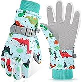 CYCLESPEED Winter Gloves for Boys Girls Kids Snow Gloves Toddler Waterproof Gloves for Snowboarding