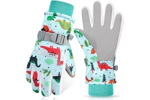 CYCLESPEED Winter Gloves for Boys Girls Kids Snow Gloves Toddler Waterproof Gloves for Snowboarding