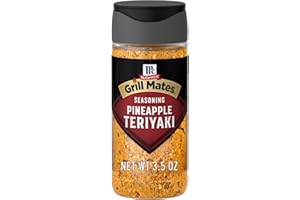 McCormick Grill Mates Seasoning, Pineapple Teriyaki, Grilling Seasoning for Adding Savory-Sweet Teriyaki Flavor to Pork, Chicken, or Seafood, 3.5 oz