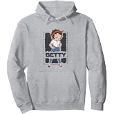 Betty Boop Barbed Wire Frame Pullover Hoodie