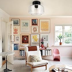 MAXvolador Industrial Semi Flush Mount Ceiling