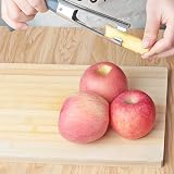 Asdirne Apple Corer with ABS Handle Serrated Stainless Steel Blade Grey view 7
