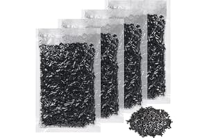 FCFMY 4 Packs 210g Odor Absorbing Activated Carbon Filter Refills for Smart Waste Kitchen Composter, Activated Charcoal Pellets