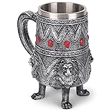 Cottage Garden Lion Royal Red Jeweled 14 ounce