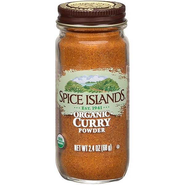 SPICE ISLANDS ORGANIC CURRY POWDER, 2.4 OUNCE