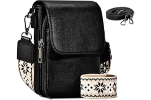 GASSDA Crossbody Bags for Women Small Crossbody Handbags Leather Phone Bag Wallet Purses With 2 Adjustable Strap