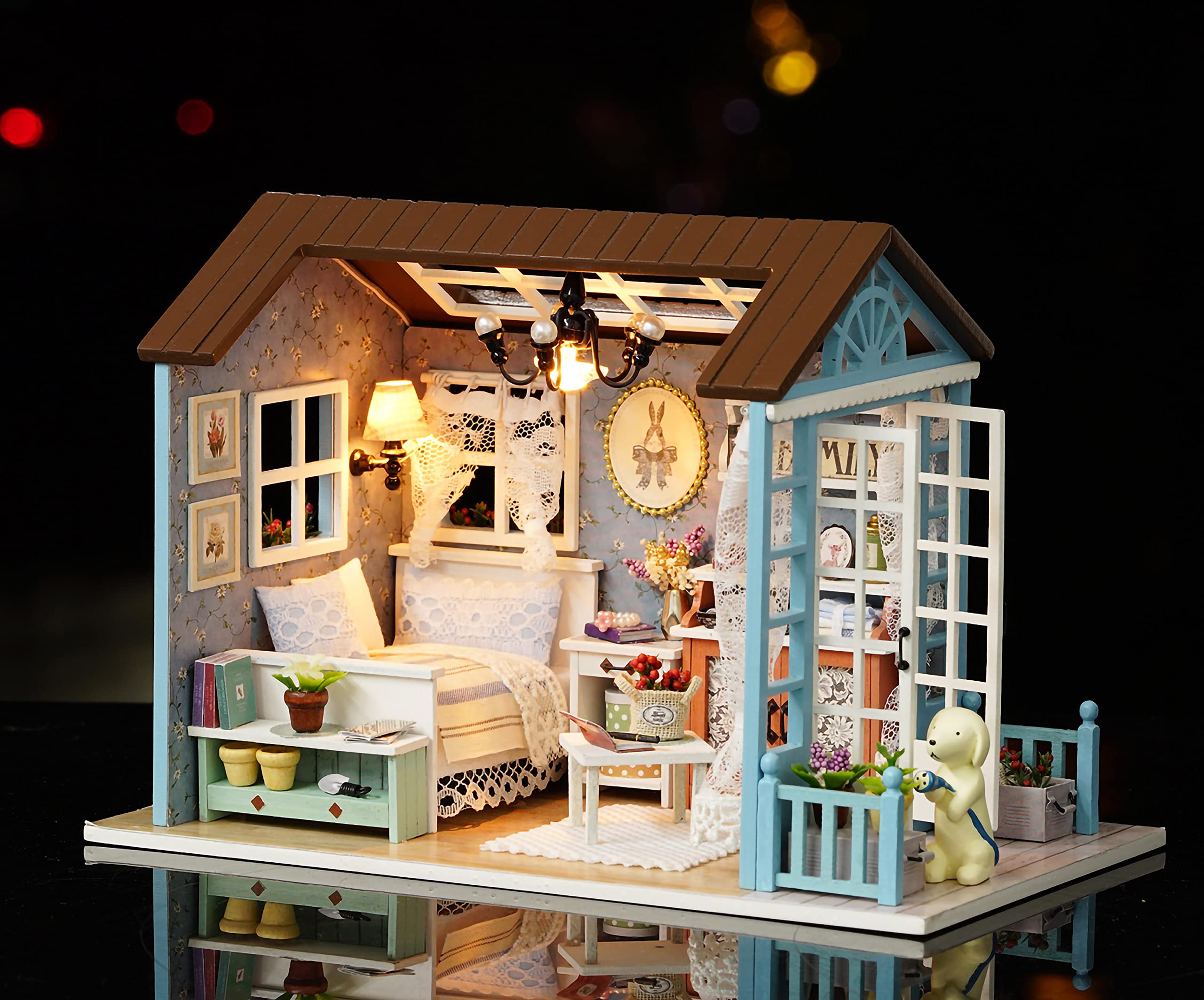 Photo 1 of DIY Miniature Dollhouse Kit with Music Box Rylai 3D Puzzle Challenge for Adult Kids Z007