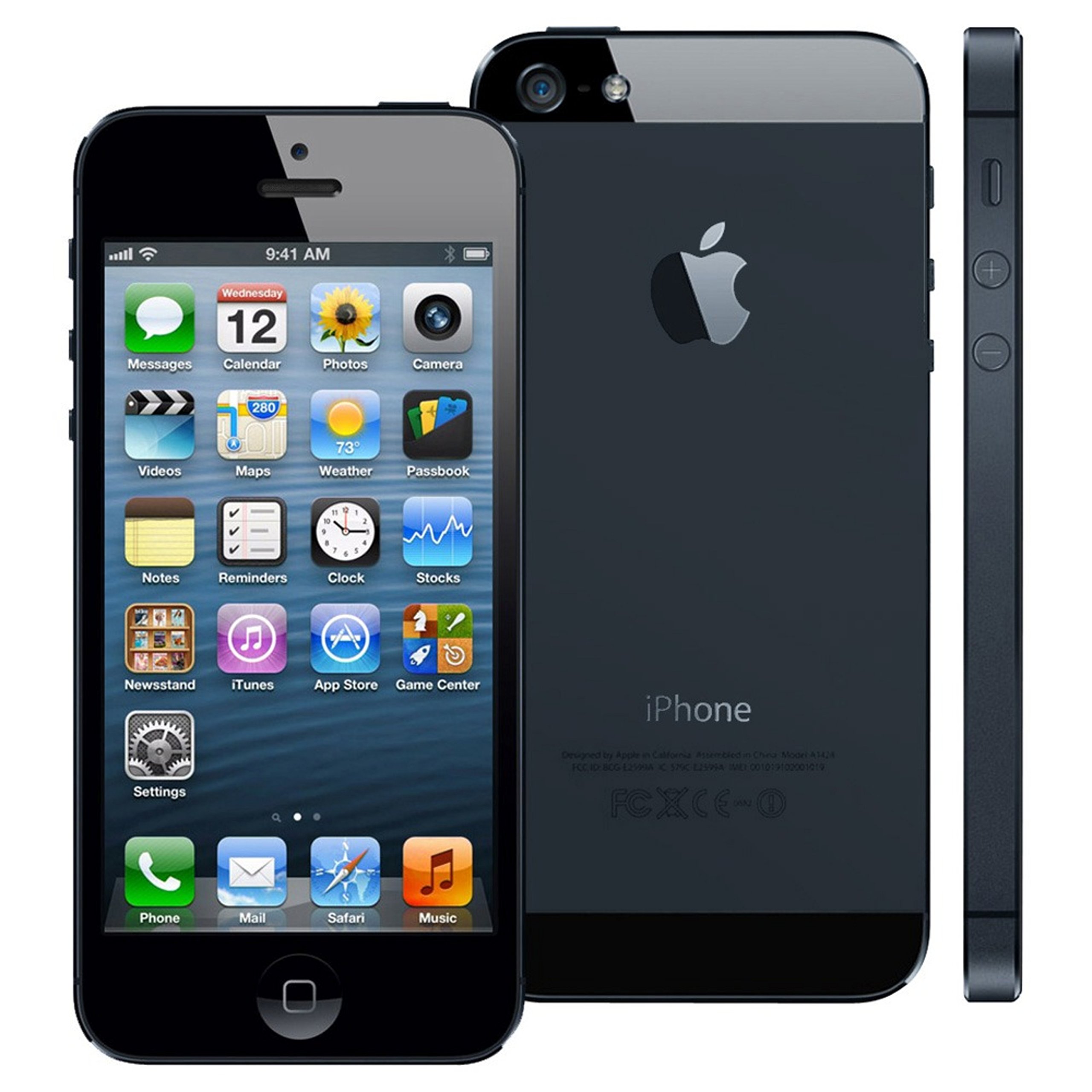 Apple iPhone 5, GSM Unlocked, 16GB Black (Renewed) Pricepulse