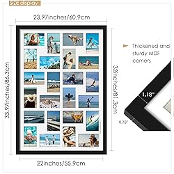 DUENPY 22x32 Collage Picture Frame 4x6 Picture