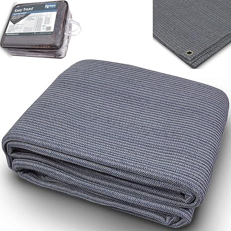 H-Collection Vorzeltteppich Markisenteppich 400x600 BLAU Zeltteppich Zeltunterlage Outdoor Camping Vorzelt Teppich Campingteppich Vorzeltboden Zeltboden Terasse XL Picknickdecke Poolunterlage