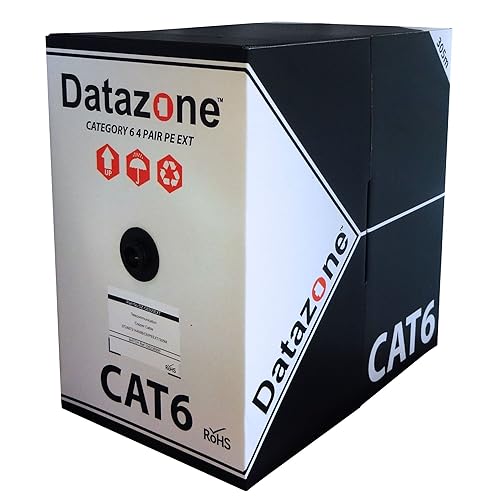 Cat 6 Solid LSZH Cable 305m box Violet 100 Copper Data Networking