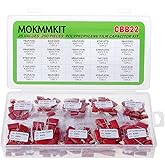 MOKMMKIT 25 Values 250 Pieces Metallized Polypropylene Capacitor Kit CBB22 400V (0.01uF ~ 0.68uF) and CBB22 630V (0.001uF ~ 0