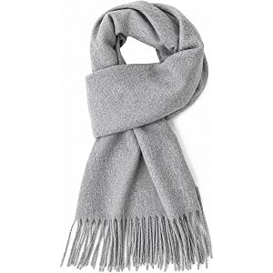 Winter Scarf for Women Cold Weather - Soft Warm Shawls Scarves with Tassels | Soft warm winter scarf for women with tassel de