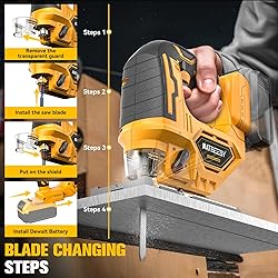 Cordless Jig Saw for Dewalt 20v Max