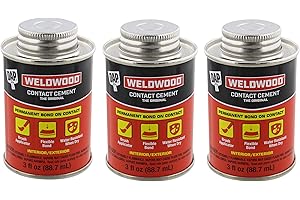 DAP 00107 Weldwood Original Contact Cement,3 oz - 3 Pack