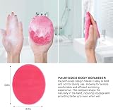 INNERNEED Soft Silicone Body Cleansing Brush Pink Exfoliating Massage view 2