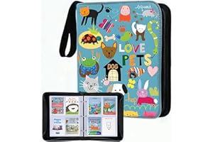 THISNESS Card Case for Yoto Cards 120 Cards Capacity Card Holder Binder Boys Girls Yoto Player and Yoto Mini Cards Storage Organizer