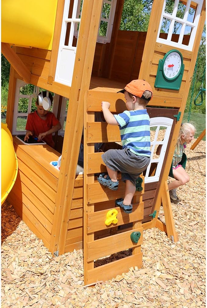 creston lodge wooden playset