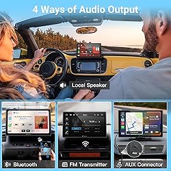 2024 Carpuride W901, Portable Wireless CarPlay