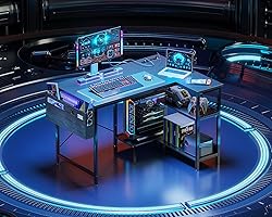 ODK 40 Inch Small L Shaped Gaming Computer Desk