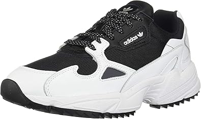adidas falcon black and white