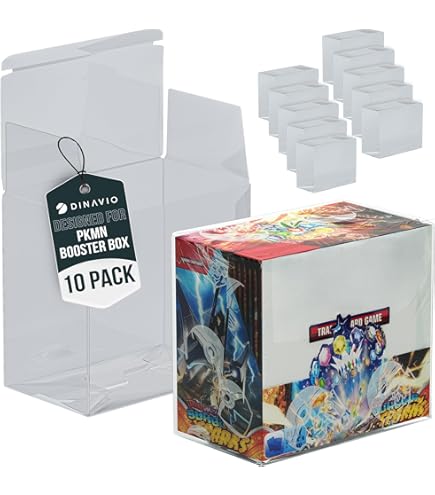 Amazon.com: HOUSYLOVE PET OPCG Booster Protectors for One Piece Card Game  (10 Pack) - 0.50mm Thick Clear ONE PIECE TCG Booster Display Box