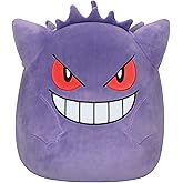 Kelly Toy Squishmallows Pokemon 14-Inch Gengar Plush - Add Gengar to Your Squad, Ultrasoft Stuffed Animal Medium Plush, Offic