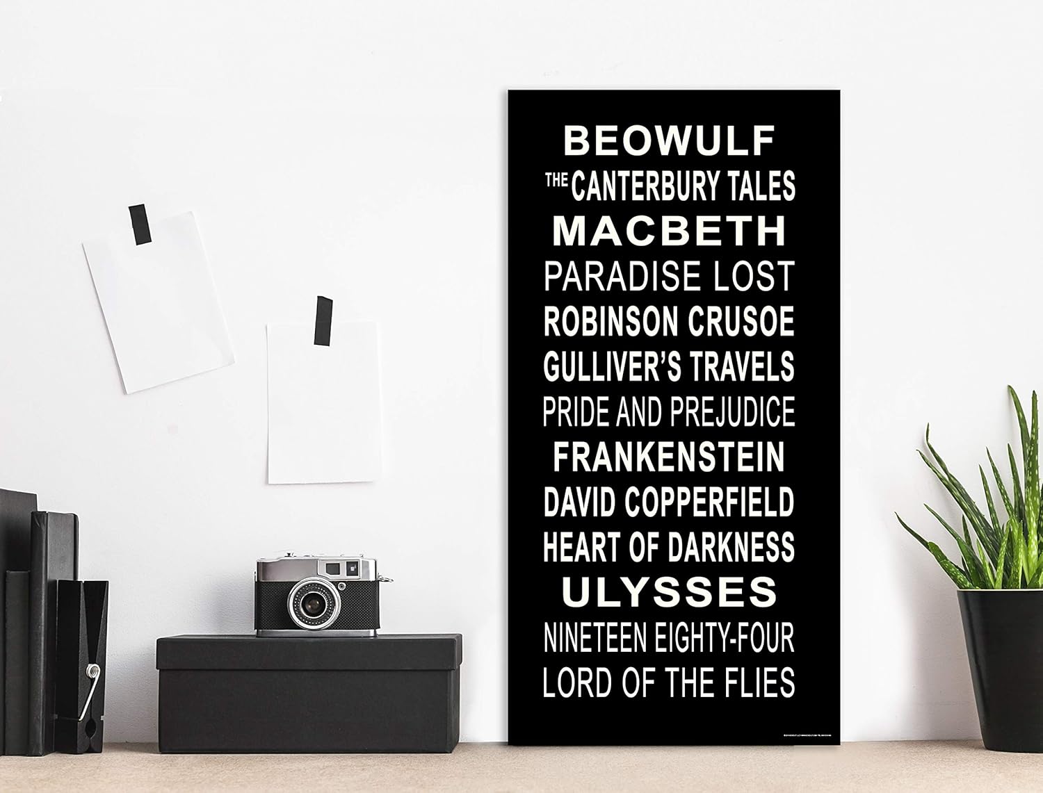 English Literature Subway Sign, Literary Poster, For Classroom, Office, Home or Library. Multiple Sizes Available.