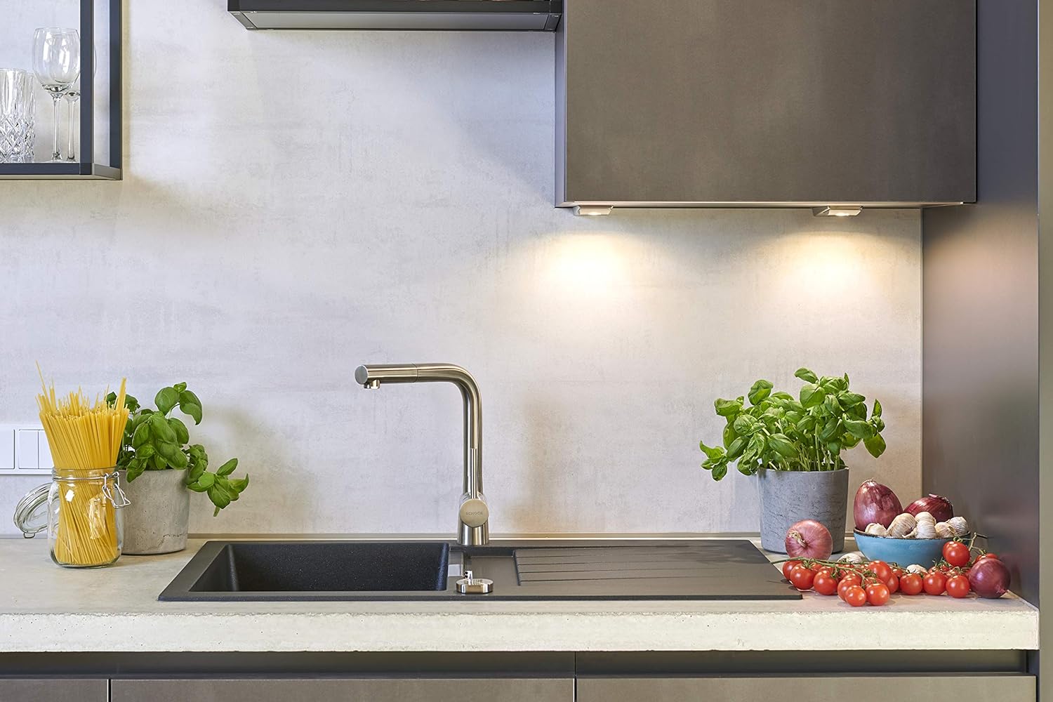 Schock Kuchenspule 86 X 50 Cm Primus D 100 Nero Cristalite Schwarze Granitspule Ab 45 Cm Unterschrank Breite Amazon De Baumarkt