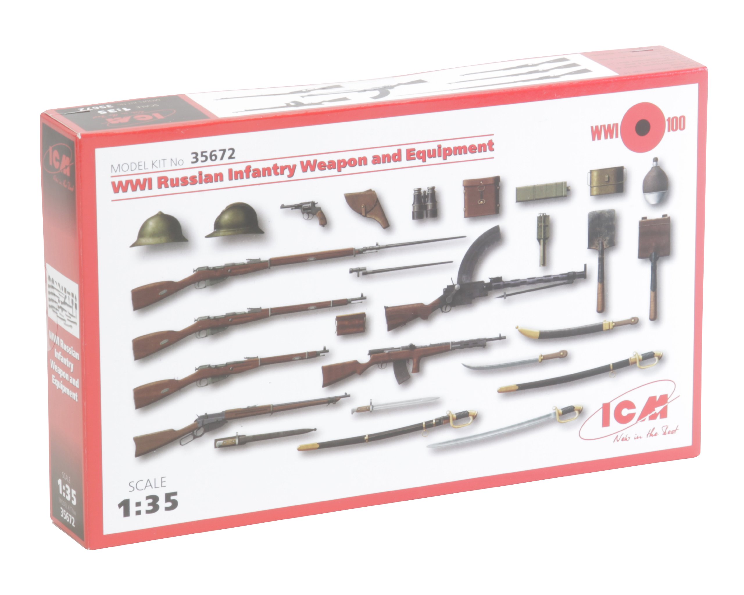 ICM 1:35 - WWI Russian Infantry Weapons & Equipment